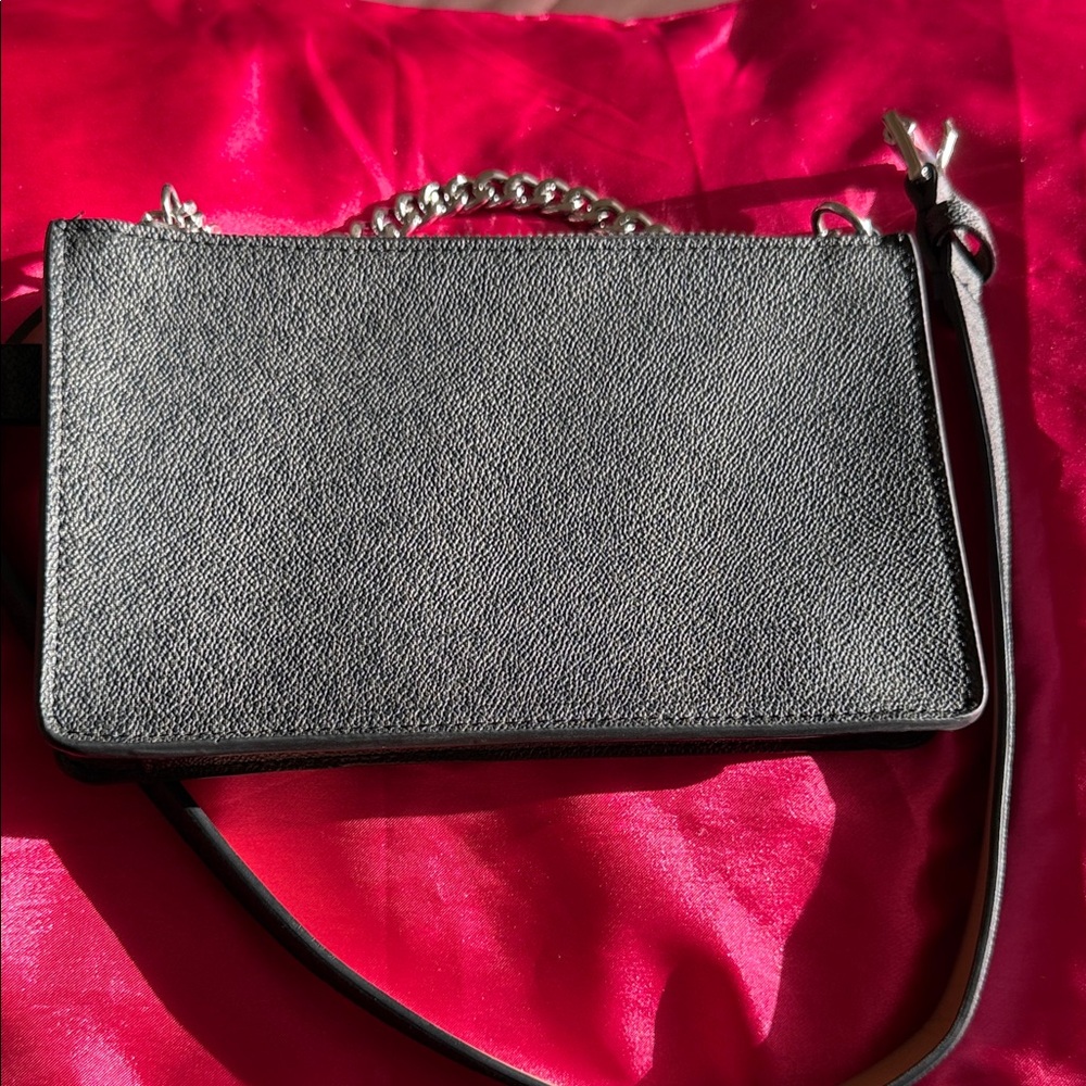 Elegant Black Leather Belt Bag